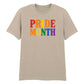 Pride Month Statement Rainbow Typography Unisex T-Shirt Pride Day LGBTQ