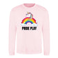 Pride Play Unicorn Clouds Pride Month Unisex Sweatshirt