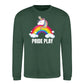Pride Play Unicorn Clouds Pride Month Unisex Sweatshirt