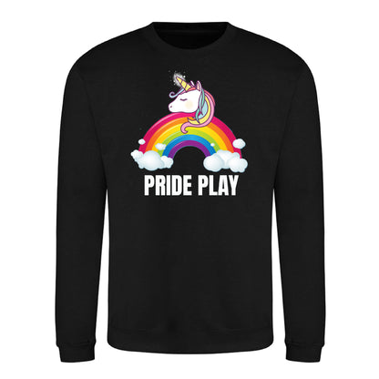 Pride Play Unicorn Clouds Pride Month Unisex Sweatshirt