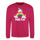 Pride Play Unicorn Clouds Pride Month Unisex Sweatshirt
