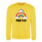 Pride Play Unicorn Clouds Pride Month Unisex Sweatshirt