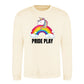 Pride Play Unicorn Clouds Pride Month Unisex Sweatshirt
