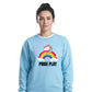 Pride Play Unicorn Clouds Pride Month Unisex Sweatshirt