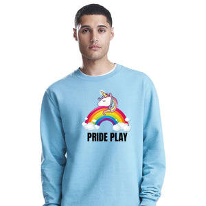 Pride Play Unicorn Clouds Pride Month Unisex Sweatshirt