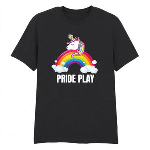 Pride Play Unicorn Rainbow Cloud Magic Unisex T-Shirt