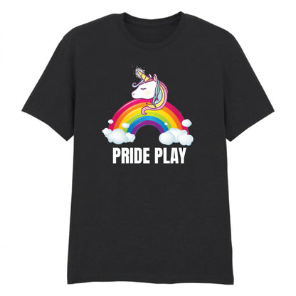 Pride Play Unicorn Rainbow Cloud Magic Unisex T-Shirt