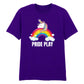 Pride Play Unicorn Rainbow Cloud Magic Unisex T-Shirt