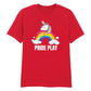 Pride Play Unicorn Rainbow Cloud Magic Unisex T-Shirt