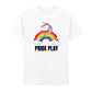 Pride Play Unicorn Rainbow Cloud Magic Unisex T-Shirt