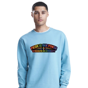 Pride Power Strength In Diversity Pride Month Sweatshirt