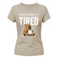 Professionally Tired Capybara Funny Slogan Ladies T-shirts