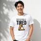 Professionally Tired Capybara Funny Slogan Unisex T-Shirt