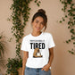 Professionally Tired Capybara Funny Slogan Unisex T-Shirt