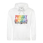 Proudly Myself Floral Rainbow Pride Month Unisex Hoodie