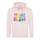 Proudly Myself Floral Rainbow Pride Month Unisex Hoodie