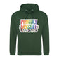 Proudly Myself Floral Rainbow Pride Month Unisex Hoodie