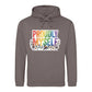Proudly Myself Floral Rainbow Pride Month Unisex Hoodie