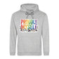 Proudly Myself Floral Rainbow Pride Month Unisex Hoodie