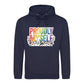 Proudly Myself Floral Rainbow Pride Month Unisex Hoodie
