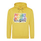 Proudly Myself Floral Rainbow Pride Month Unisex Hoodie