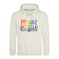 Proudly Myself Floral Rainbow Pride Month Unisex Hoodie
