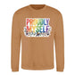 Proudly Myself Quote Pride Month Unisex Sweatshirt