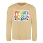 Proudly Myself Quote Pride Month Unisex Sweatshirt
