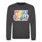 Proudly Myself Quote Pride Month Unisex Sweatshirt