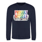 Proudly Myself Quote Pride Month Unisex Sweatshirt