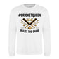 Women cricket t shirt Queen Rules The Game T20 World Cup Sweatshirt