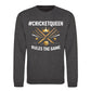 #Queen Rules The Game Women Cricket Printed Unisex Sweatshirt - T20 Womens World Cup