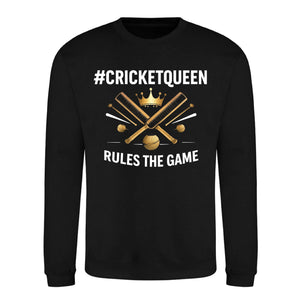 Women cricket t shirt Queen Rules The Game T20 World Cup Sweatshirt