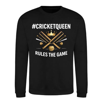 Women cricket t shirt Queen Rules The Game T20 World Cup Sweatshirt