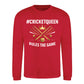#Queen Rules The Game Women Cricket Printed Unisex Sweatshirt - T20 Womens World Cup