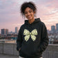 Quirky Money Banknote Bow Graphic Unisex Hoodie