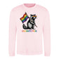 Raccoon Heart Shades Pride Month Unisex Sweatshirt