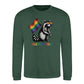 Raccoon Heart Shades Pride Month Unisex Sweatshirt
