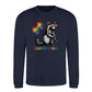 Raccoon Heart Shades Pride Month Unisex Sweatshirt
