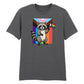 Raccoon Pride Flag Illustration Pride Month Unisex T Shirt