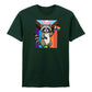 Raccoon Pride Flag Illustration Pride Month Unisex T Shirt