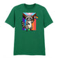 Raccoon Pride Flag Illustration Pride Month Unisex T Shirt