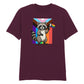 Raccoon Pride Flag Illustration Pride Month Unisex T Shirt