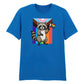 Raccoon Pride Flag Illustration Pride Month Unisex T Shirt