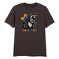 Raccoon Pride Flag Streetwear Art Style Unisex T Shirt Happy Pride Day