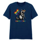 Raccoon Pride Flag Streetwear Art Style Unisex T Shirt Happy Pride Day