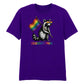 Raccoon Pride Flag Streetwear Art Style Unisex T Shirt Happy Pride Day