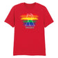 Rainbow Fist Power Statement Pride Month Unisex T-Shirt