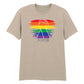 Rainbow Fist Power Statement Pride Month Unisex T-Shirt