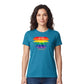Rainbow Fist Power Statement Pride Month Unisex T-Shirt